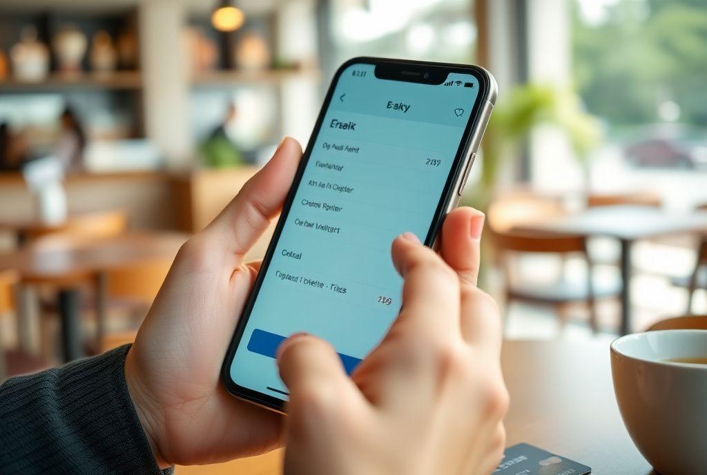 Mobile checkout screen of an online store with local payment options